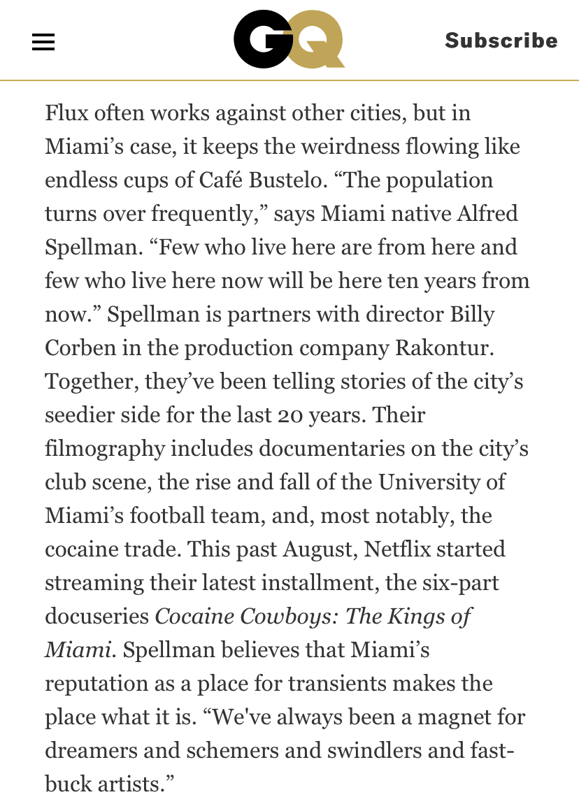 It's Feeling Pretty Miami Out Here These Days
