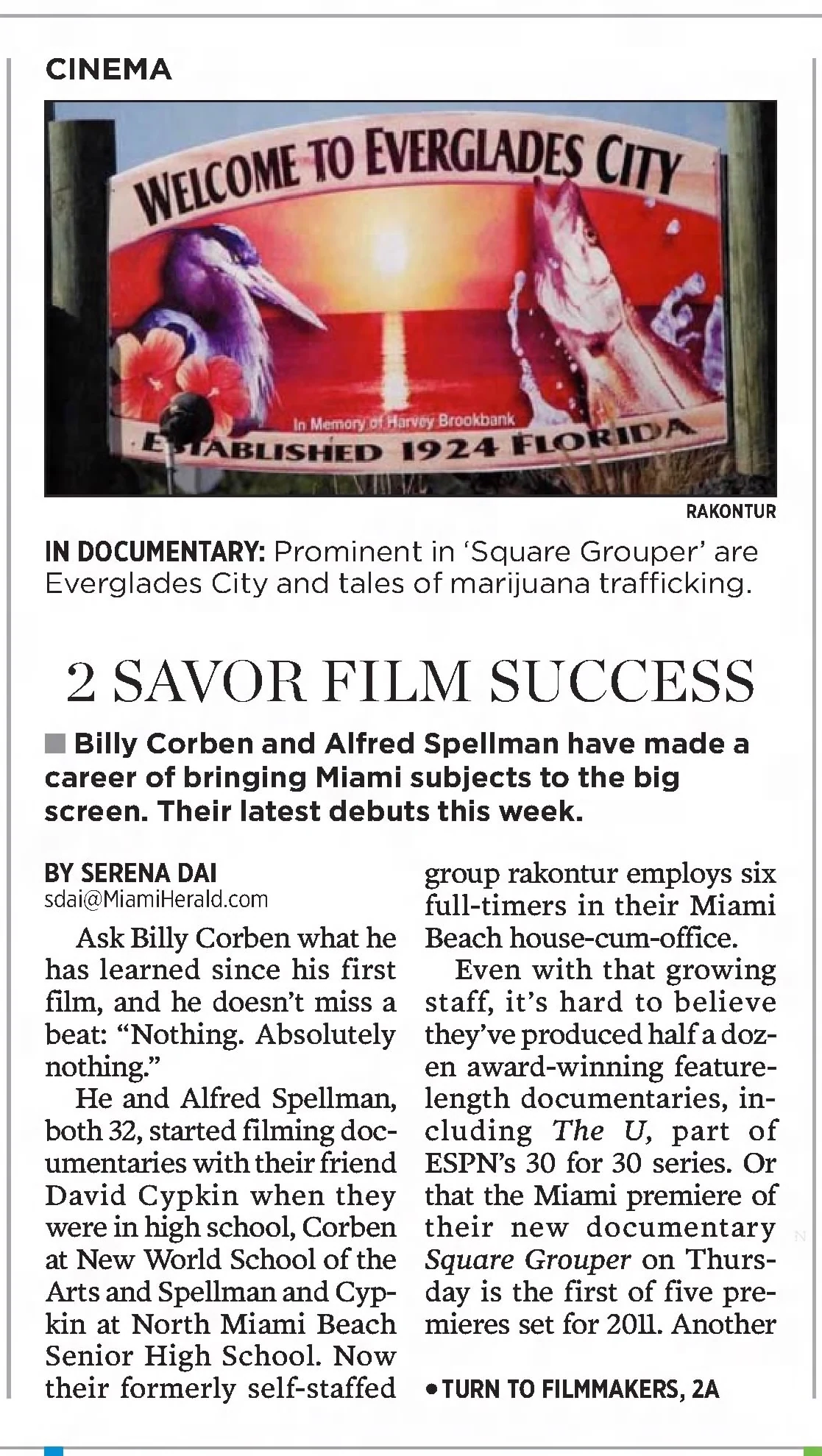 School buddies savor cinematic success