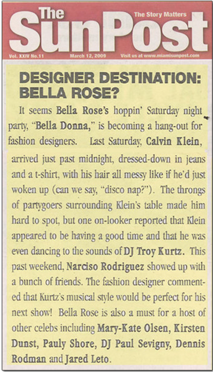 Designer Destination: Bella Rose?